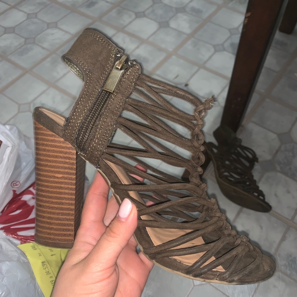 Olive Green Heel